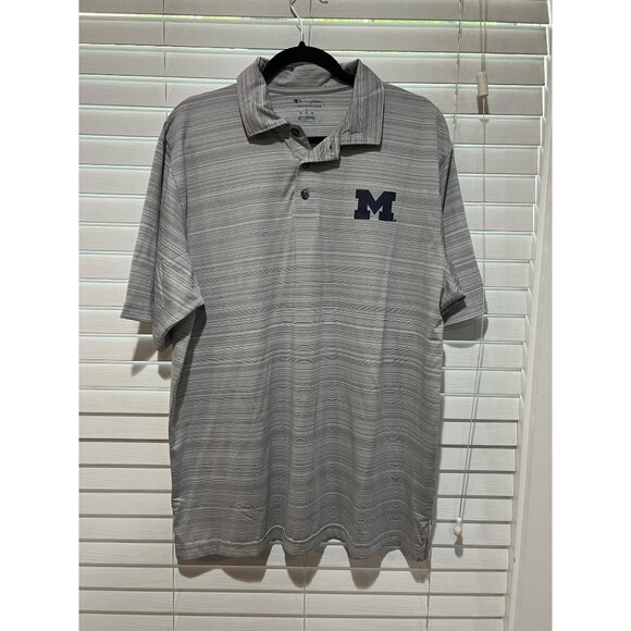 Champion Michigan Wolverine‎ Polo Shirt - Size L - Picture 1 of 3